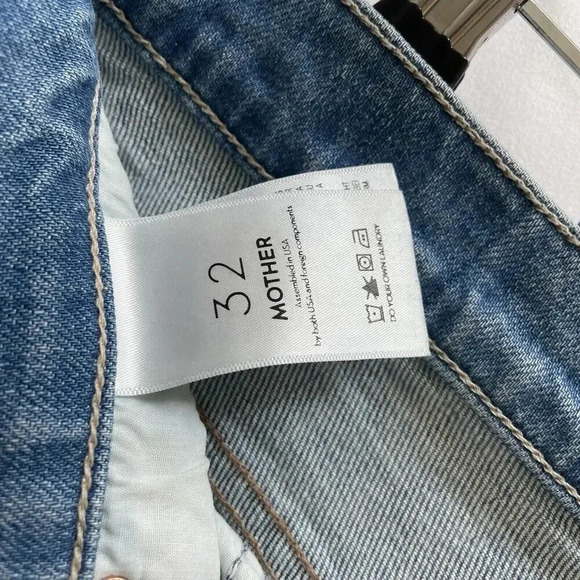 Mother The Insider Ankle Size 32 Jeans Destroyed Bills - Picture 7 of 12